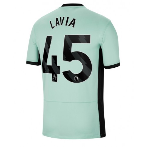 Camiseta Chelsea Romeo Lavia #45 Tercera Equipación 2023-24 manga corta